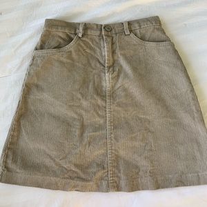 Corduroy skirt!